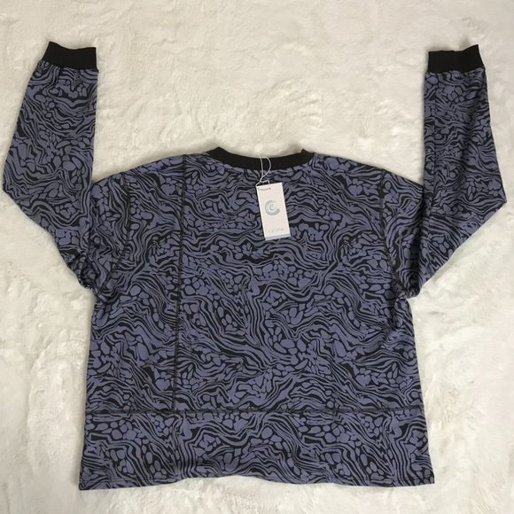 𝅺Calme by Johnny Was Seamed Oversized Pullover XL - Picture 7 of 8